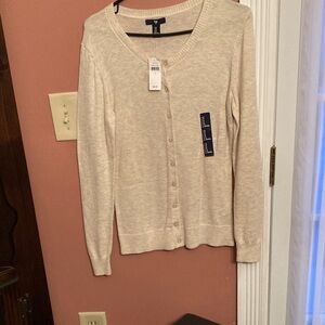 Beige cardigan, size small by Gap